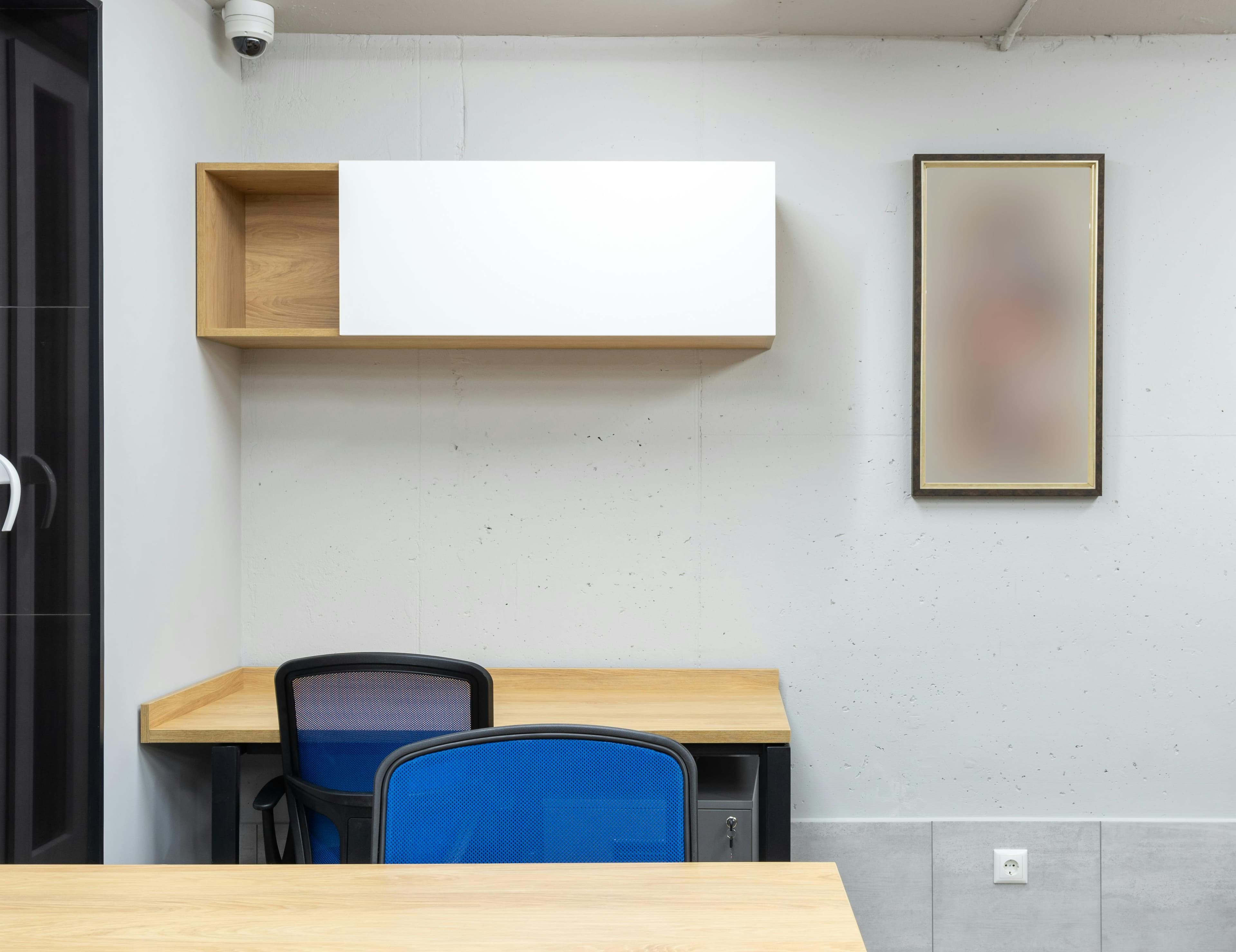 Property manager reviewing a commercial property